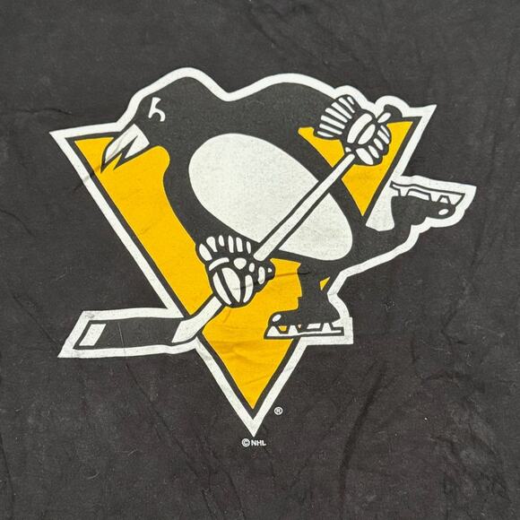 Vintage Tees -‎ Pittsburgh Penguins Logo Graphic Tee*SZ XL - Picture 2 of 5